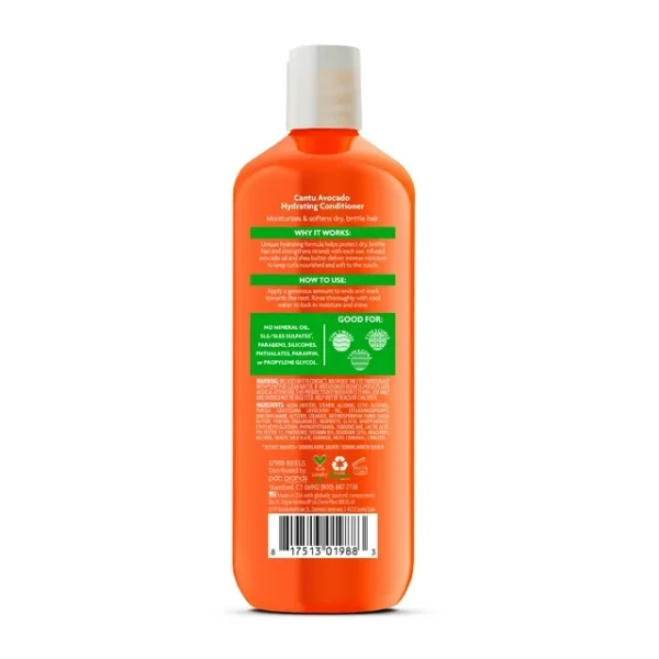 کرم نرم‌ کننده و آبرسان آووکادو کنتو/Cantu Avocado Hydrating Conditioner - تصویر 2