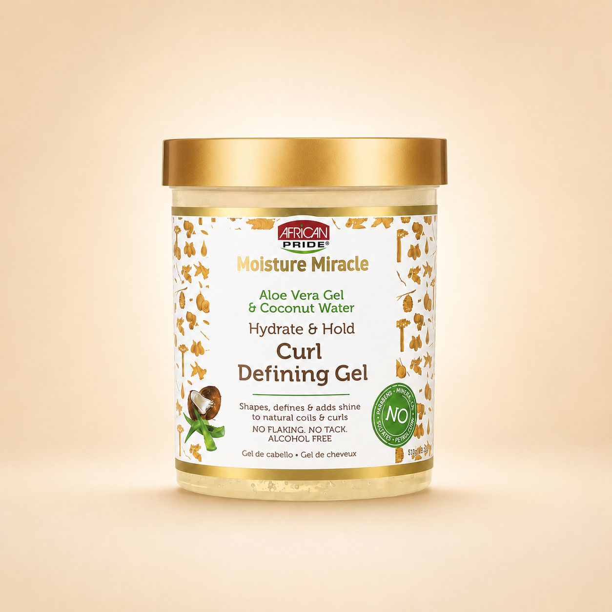 ژل حالت دهنده و آبرسان موی فر آفریکن پراید Hydrate & Hold ژل آبرسان و حالت دهنده موی فر آفریکن پراید