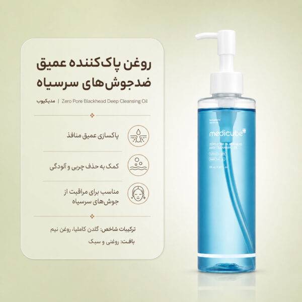 بافت روغن پاک کننده Zero Pore Blackhead مدی کیوب