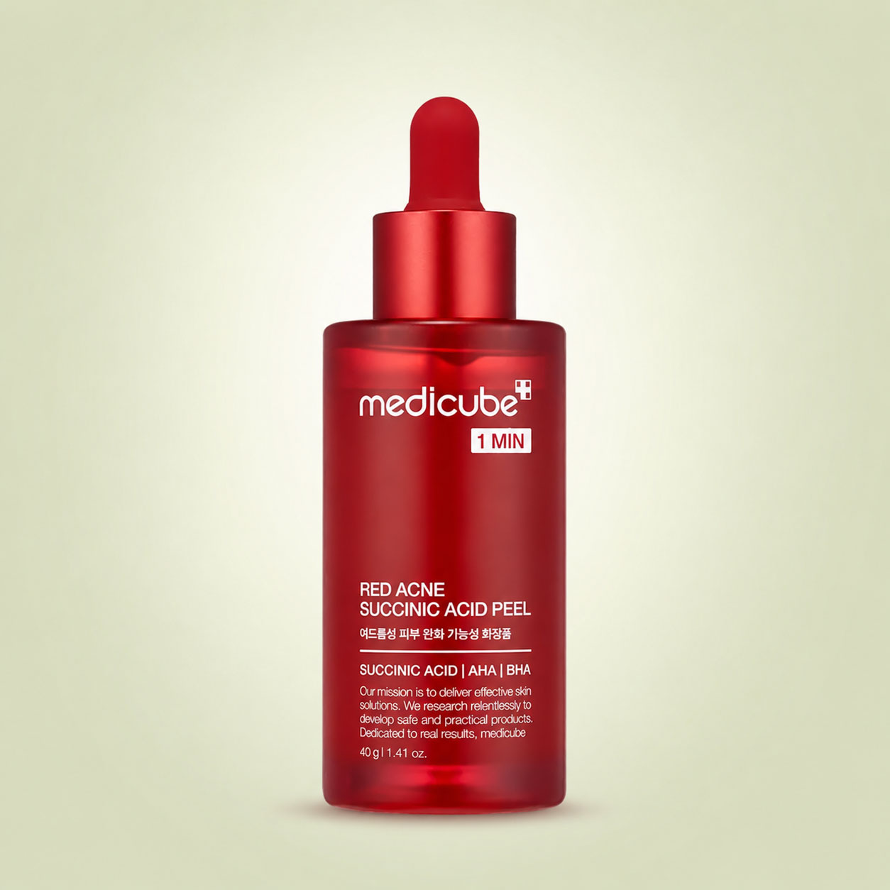 سرم پیلینگ سوکسینیک اسید مدی کیوب Red Acne سرم سوکسینیک اسید مدی کیوب برای لایه برداری و کنترل جوش