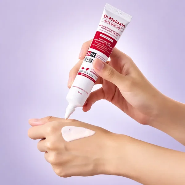 کرم Dr.Melaxin Astaxanthin Anti-Freckles and Whitening Capsule Sun Cream