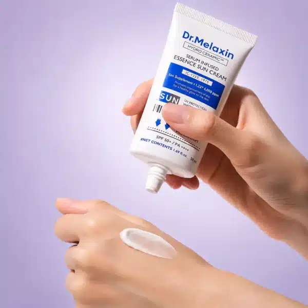 کرم Dr.Melaxin Hydro Ceramic Serum Infused Essence Sun Cream