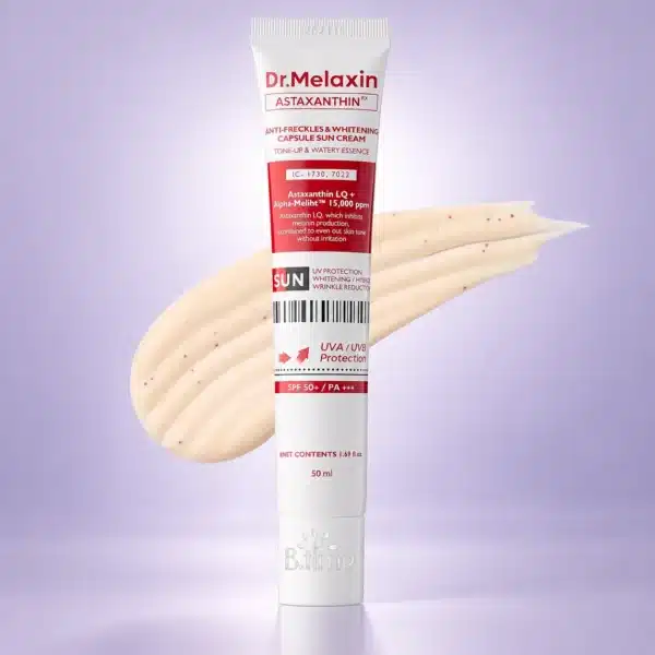 کرم Dr.Melaxin Astaxanthin Anti-Freckles and Whitening Capsule Sun Cream