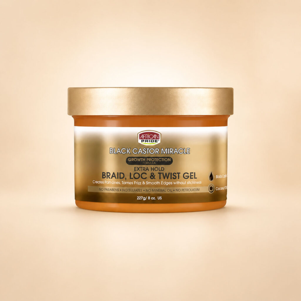 ژل حالت دهنده قوی مو آفریکن پراید Braid Loc & Twist Gel