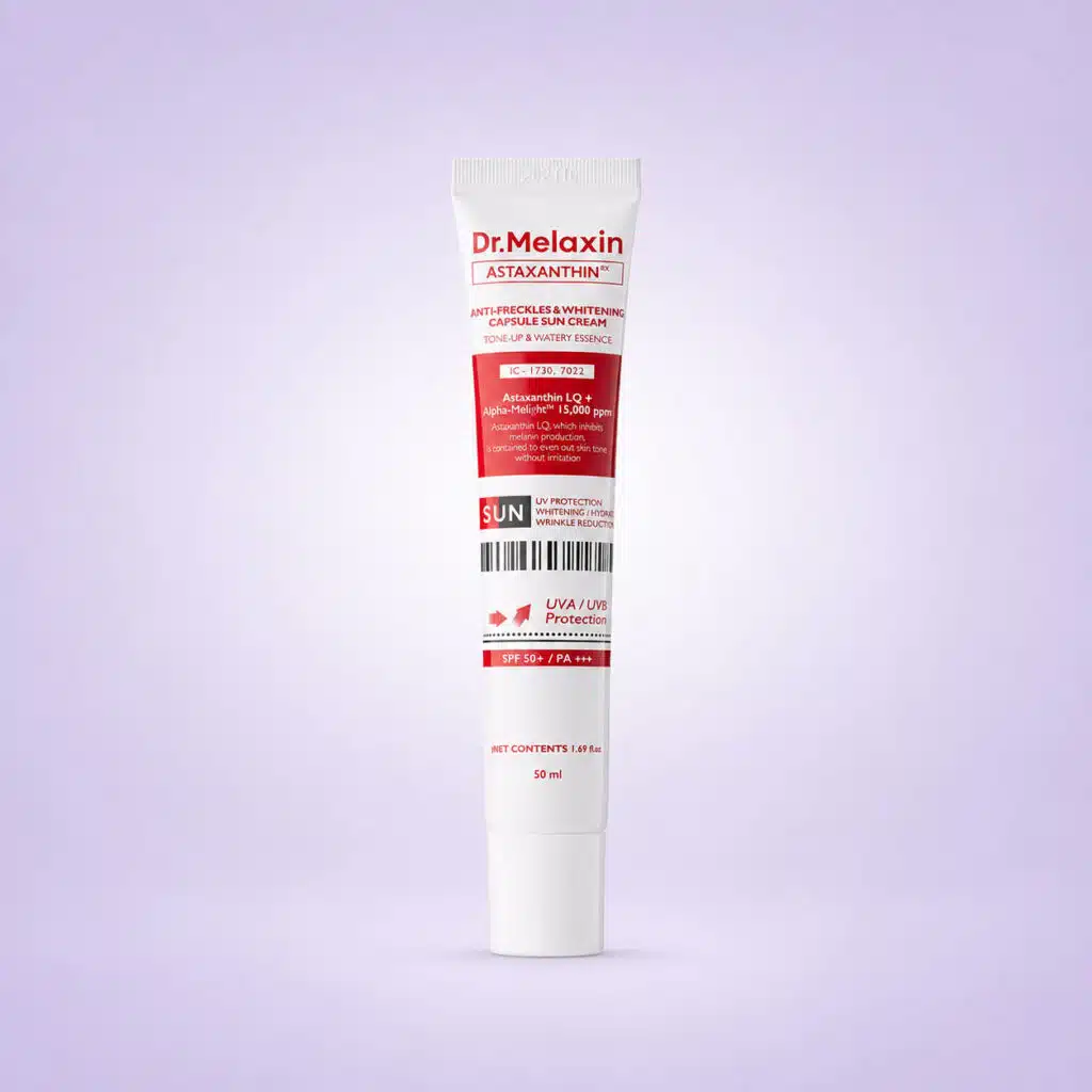 کرم ضد آفتاب روشن کننده و ضد لک آستاگزانتین دکتر ملاکسین SPF50+ PA++++