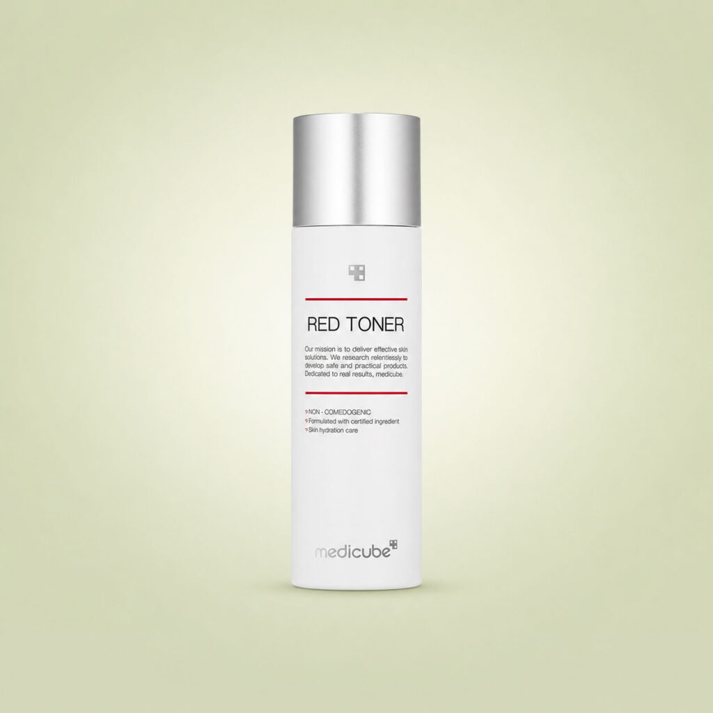 تونر قرمز مدی کیوب Red Toner مناسب پوست چرب و مستعد جوش