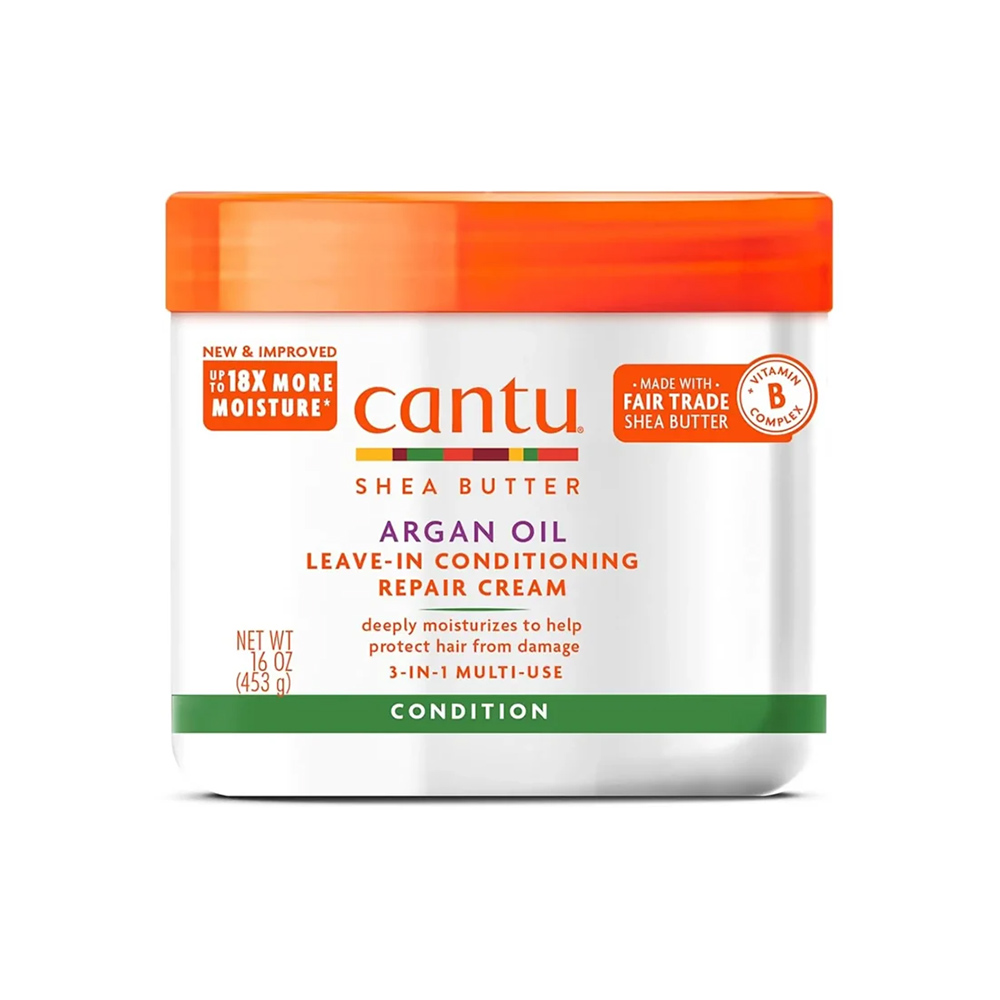 کرم-موی-آبرسان-و-ترمیم_-کننده-شی-باتر-و-روغن-آرگان-کانتو-Cantu-Shea-Butter-Argan-Oil-Leave-In-Conditioning-Repair-Cream کرم موی آبرسان و ترمیم کننده شی باتر کنتو