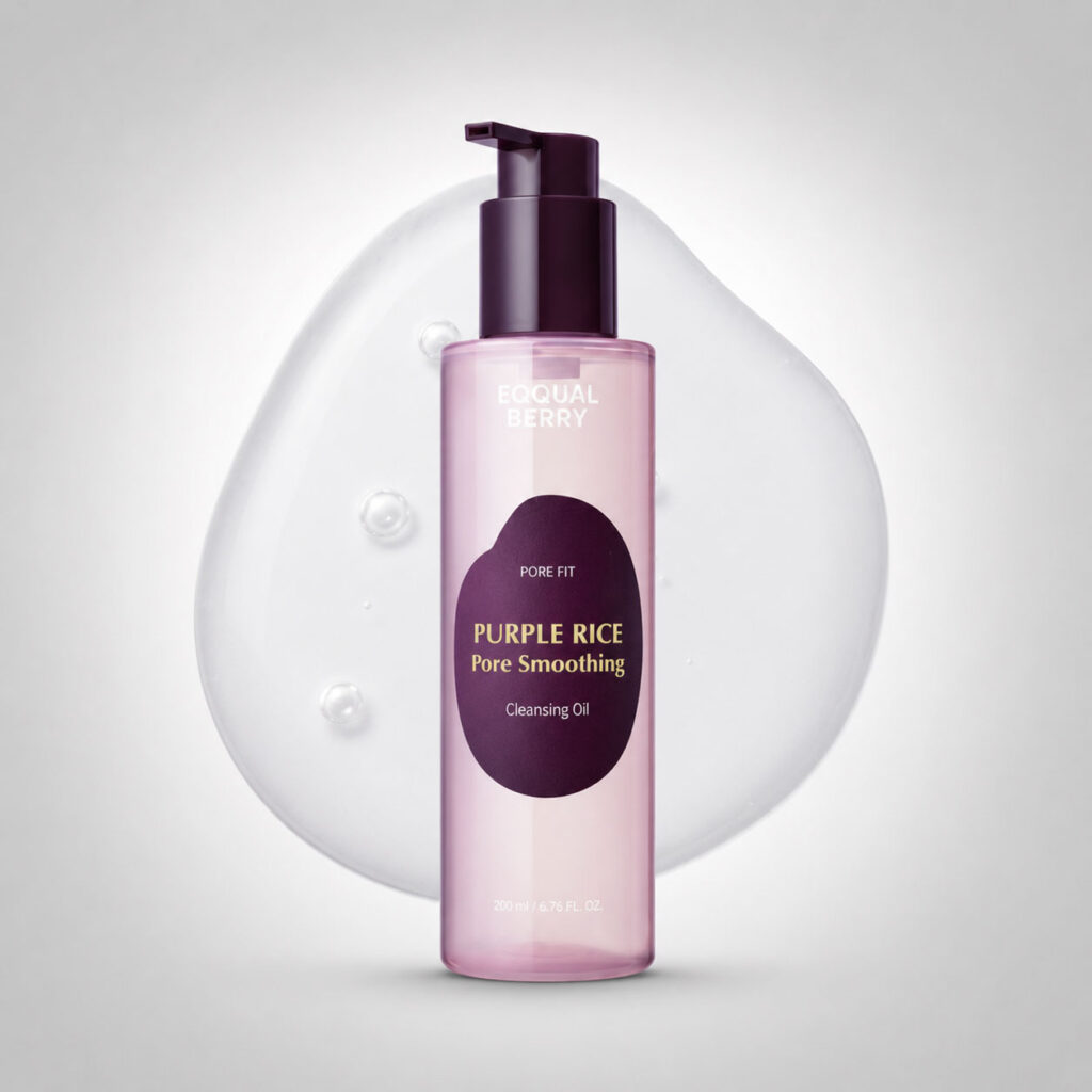 روغن پاک‌کننده برنج بنفش اکوال بری Purple Rice Pore Smoothing Cleansing Oil حجم 200 میلی‌لیتر