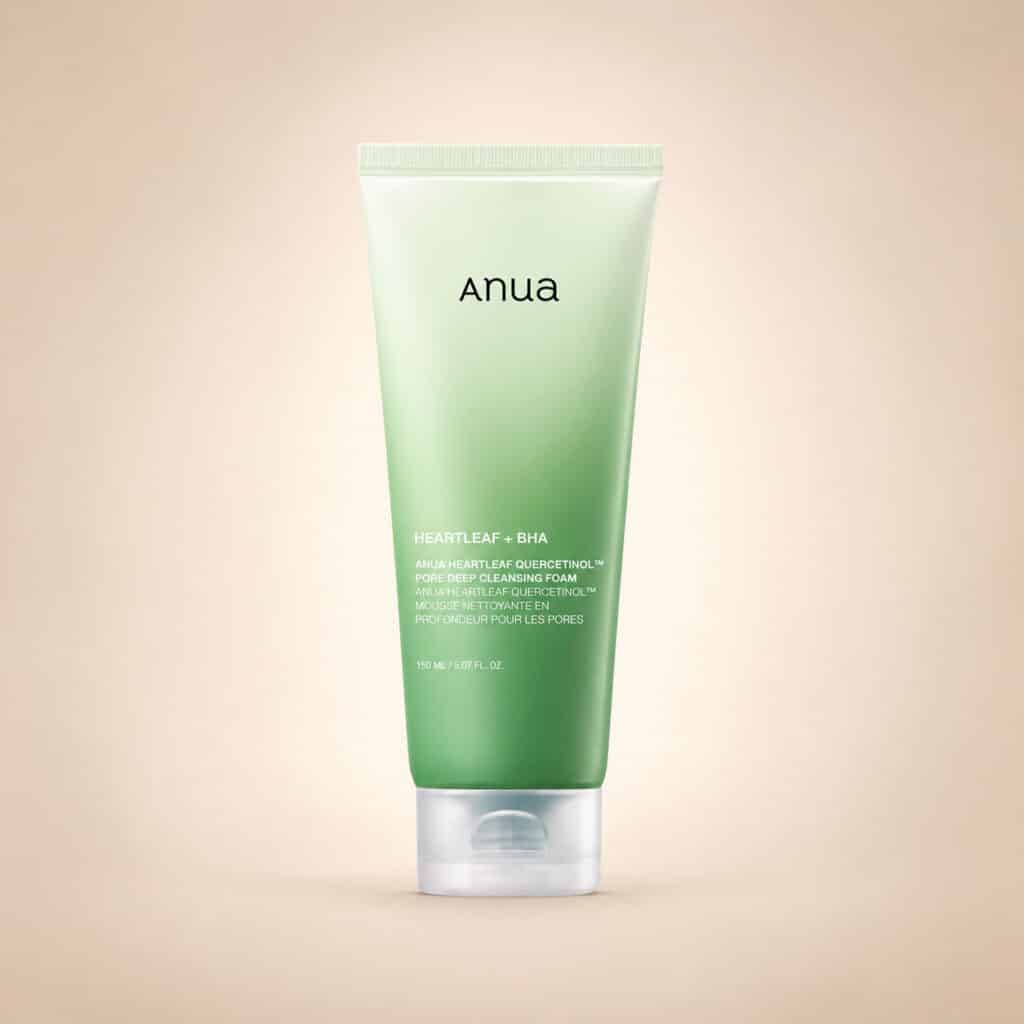 فوم Anua Heartleaf Quercetinol Pore Deep Cleansing Foam پاک کننده منافذ پوست