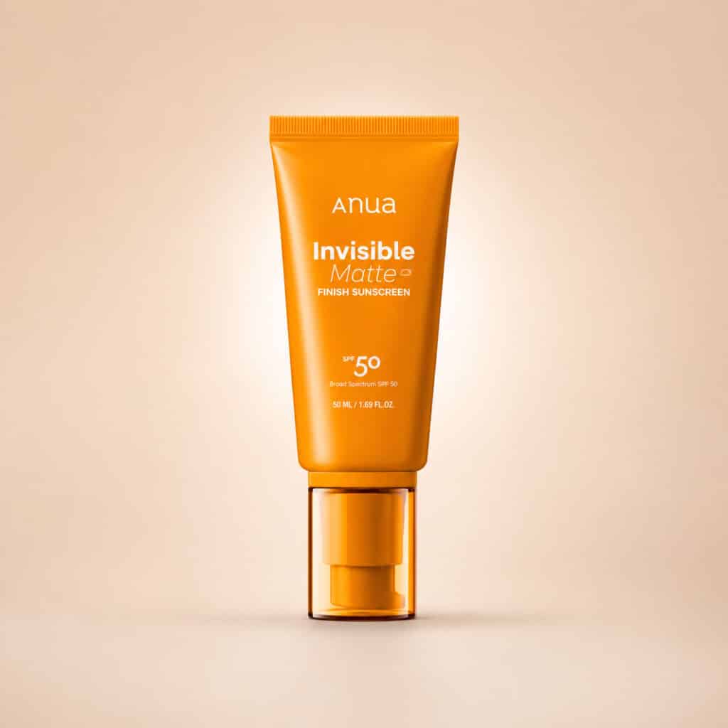 ضد آفتاب Anua Invisible Matte Finish Sunscreen SPF 50 بدون سفیدی