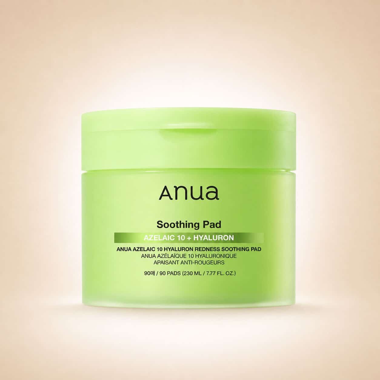 پد تونر آزلائیک اسید ۱۰٪ آنوا پد تونر Anua Azelaic 10 Hyaluron Redness Soothing Pad ضد جوش و آرام کننده پوست