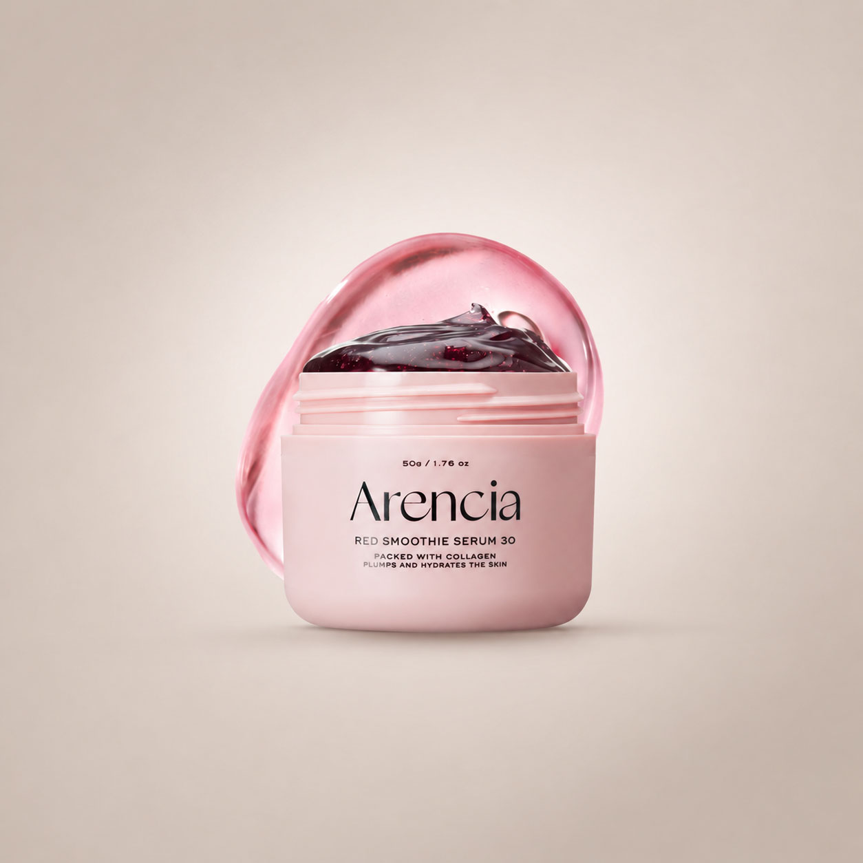 سرم ماسک رد اسموتی 30 آرنسیا 50 گرم سرم رد اسموتی 30 آرنسیا Arencia Red Smoothie Serum وزن 50 گرم