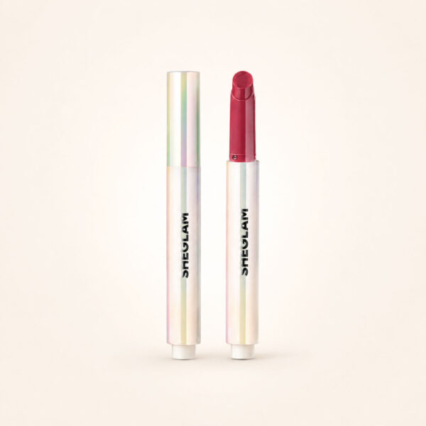 نمای لیپ پلامپر شیگلم مدل Pout-Perfect Shine با بسته‌بندی استیکی و جلوه براق محصول
