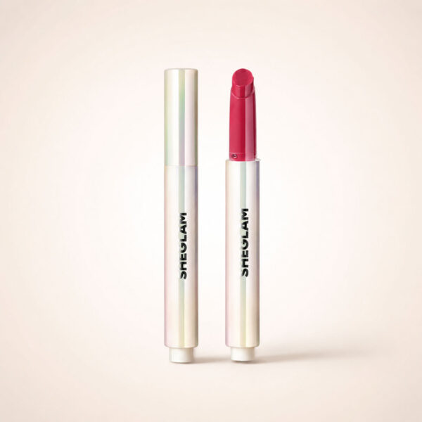 نمای لیپ پلامپر شیگلم مدل Pout-Perfect Shine با بسته‌بندی استیکی و جلوه براق محصول