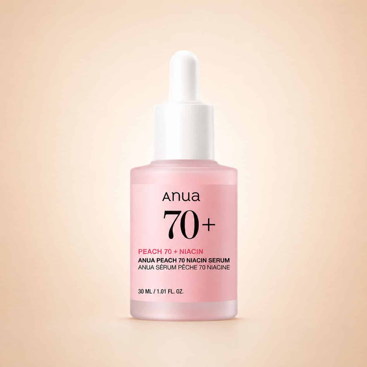 سرم روشنکننده هلو و نیاسین آنوا سرم Anua Peach 70 Niacin Serum روشن کننده و آبرسان پوست