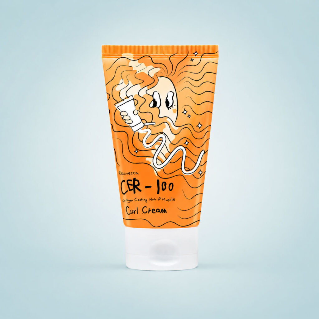 کرم موی فر الیزاوکا CER-100 Collagen Coating Hair Muscle Curl Cream حجم 120 میلی‌لیتر