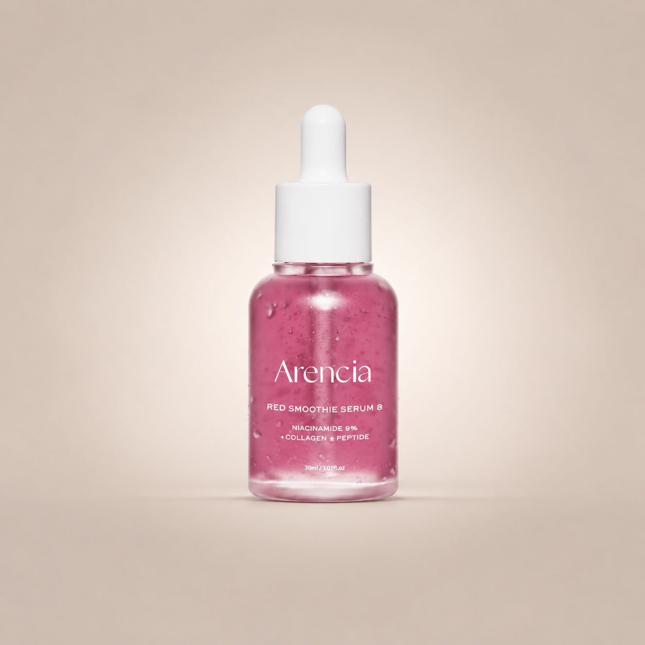 سرم نیاسینامید و کلاژن رد اسموتی 8 آرنسیا 30 میل سرم نیاسینامید 8 درصد آرنسیا Red Smoothie Serum 8 حجم 30 میلیلیتر
