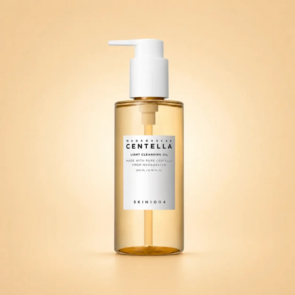 روغن پاک کننده سنتلا اسکین 1004 مدل Madagascar Centella Light Cleansing Oil حجم 200 میلی‌لیتر