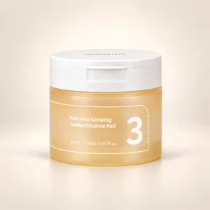 پد تونر روشن کننده نامبوزین شماره 3 numbuzin No.3 Radiance Glowing Jumbo Essence Pad با بسته‌بندی کاسه‌ای