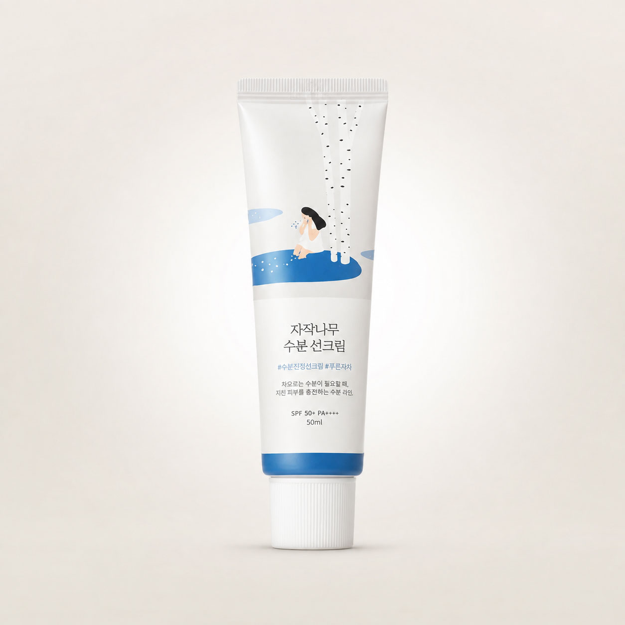 ضد آفتاب آبرسان شیره توس راند لب SPF50+ حجم 50 میل ضد آفتاب آبرسان راند لب Birch Juice Moisturizing Sunscreen SPF50+ حجم 50 میلیلیتر