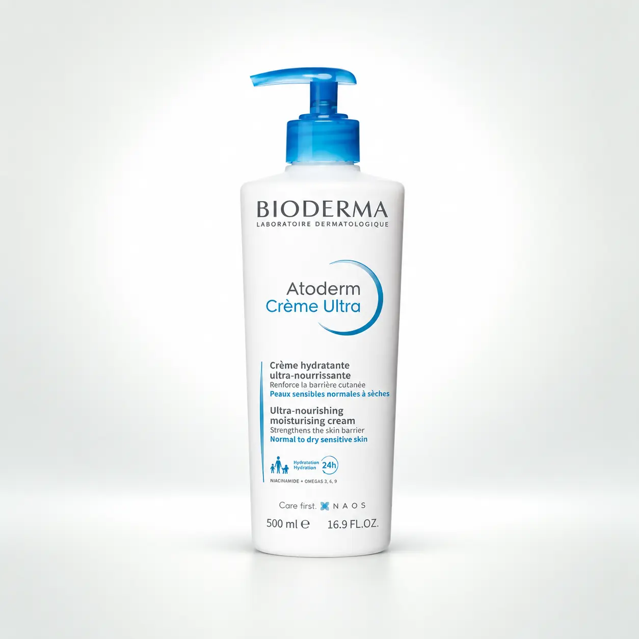 کرم مرطوب کننده اتودرم اولترا بایودرما 500 میلی لیتر کرم مرطوب کننده Bioderma Atoderm Crème Ultra 500ml پوست خشک و حساس