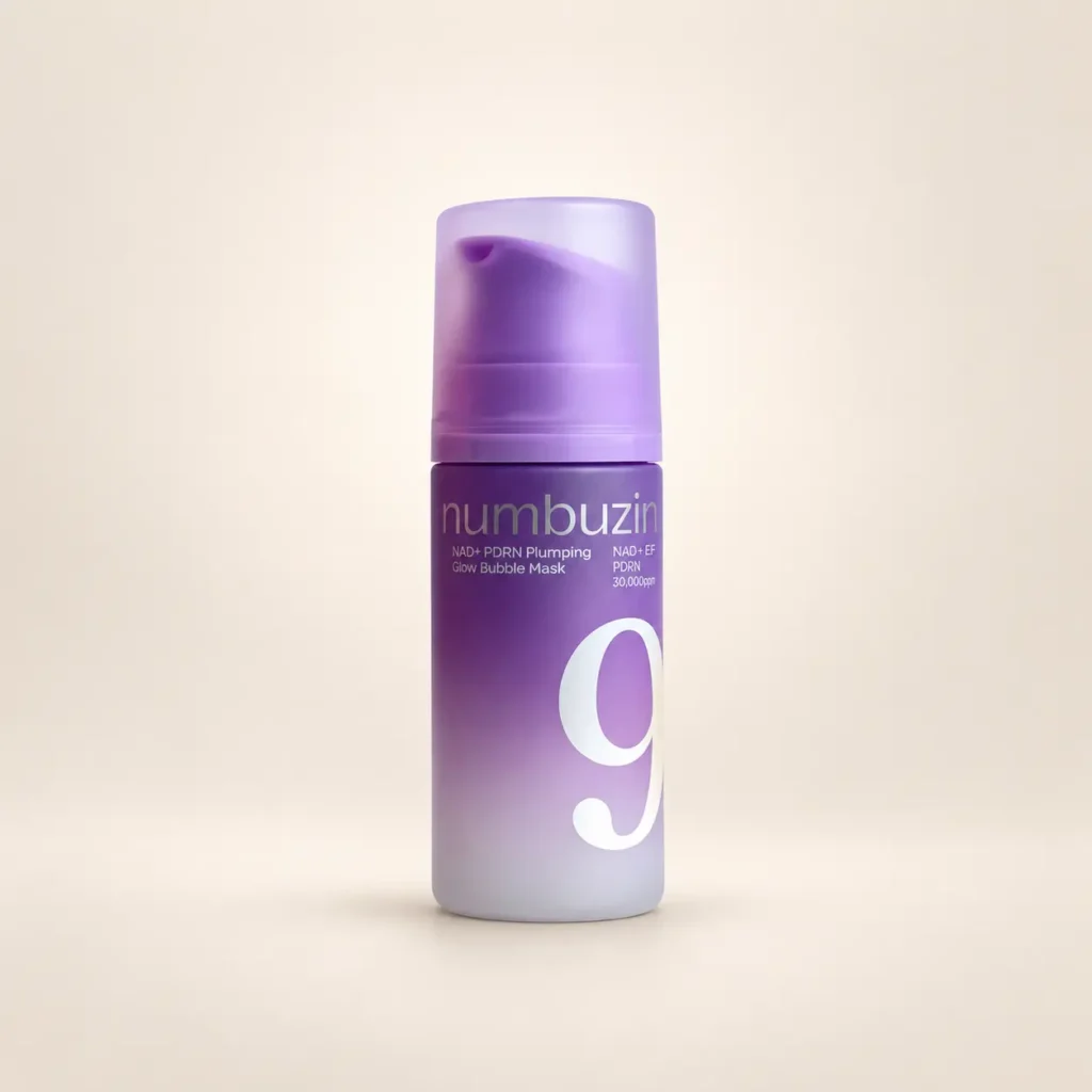 ماسک حبابی نامبوزین شماره ۹ NAD+ و PDRN مدل Plumping Glow Bubble Mask