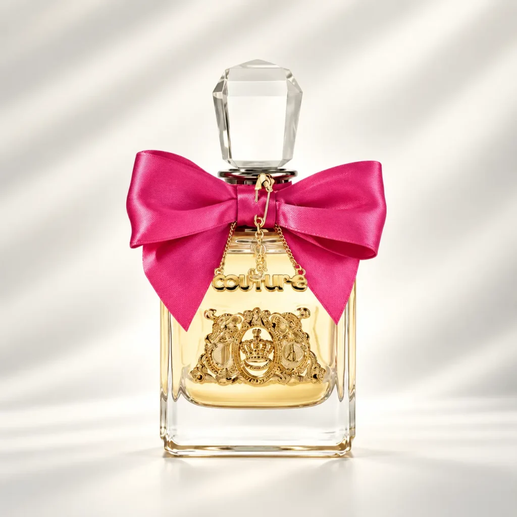 عطر Juicy Couture Viva La Juicy زنانه با شیشه پاپیون صورتی
