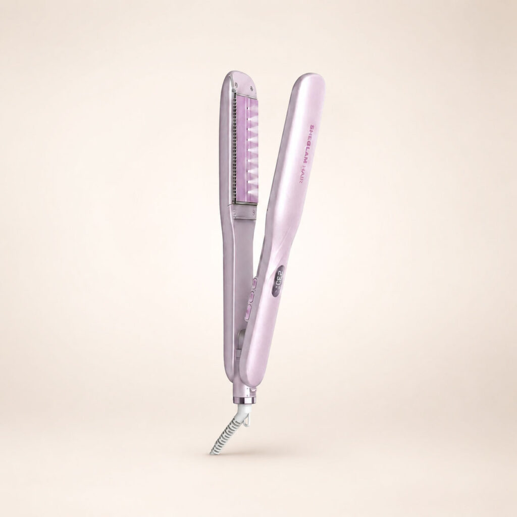 اتو مو بخاردار شیگلم Hydra Shot Steam Iron Pro رنگ نقره‌ای