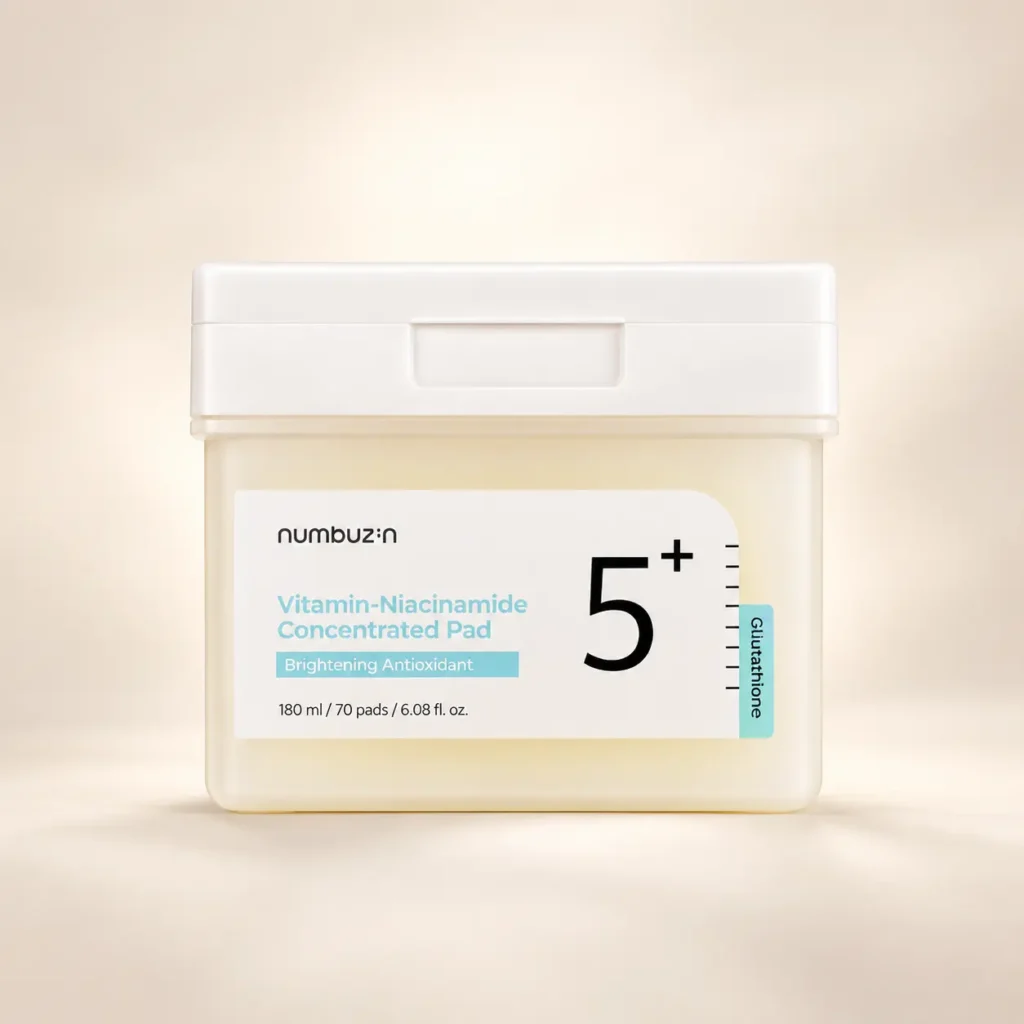 ظرف پد ویتامینه Glutathione Vitamin-Niacinamide Concentrated Pad نامبوزین شماره 5+