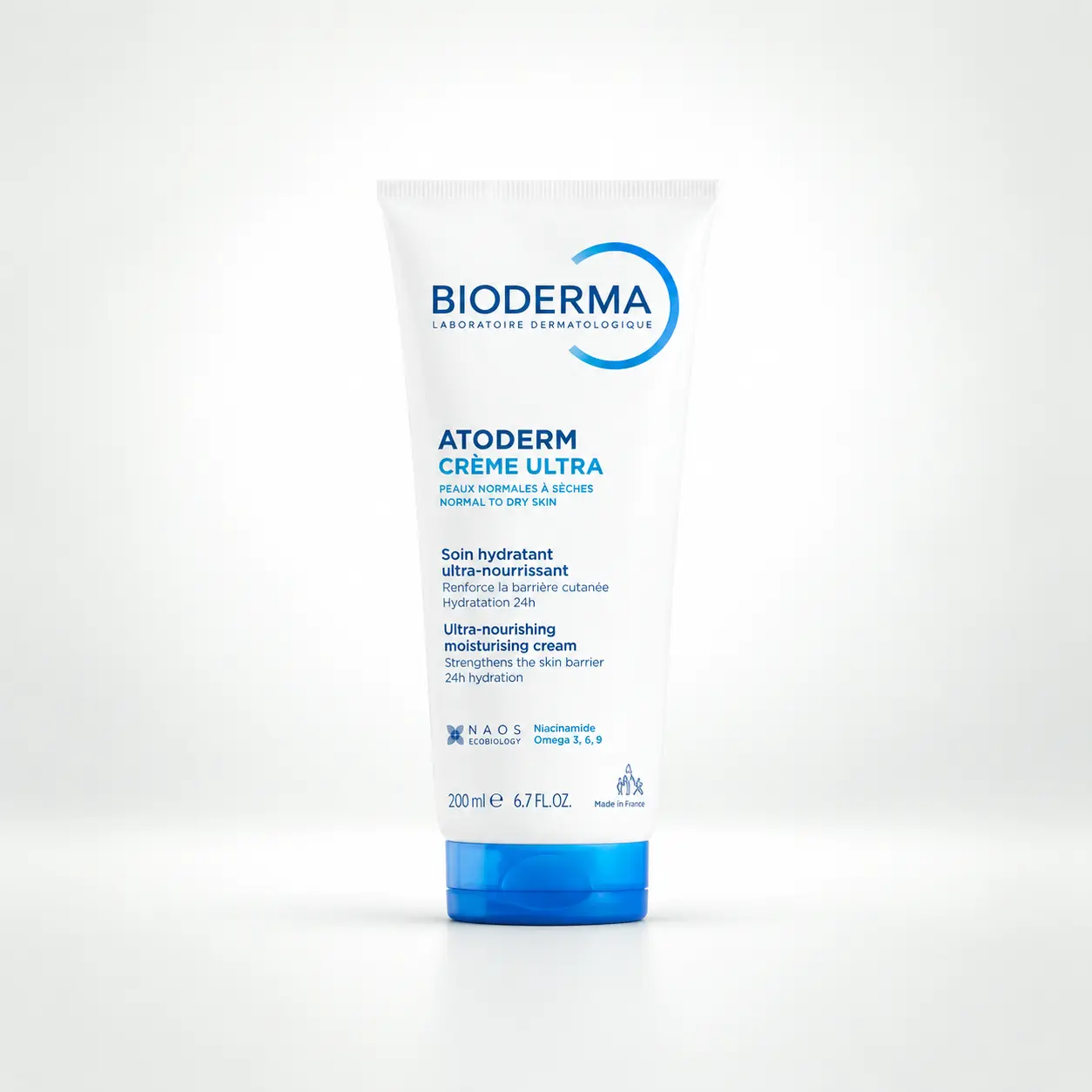 کرم مرطوب کننده و ترمیم کننده اتودرم اولترا بایودرما کرم Bioderma Atoderm Crème Ultra مرطوب کننده پوست خشک و حساس