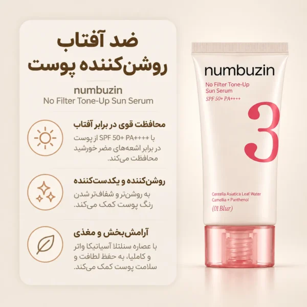 فینیش مدل 01 Blur نامبوزین برای محو ظاهر منافذ و یکدست شدن پوست