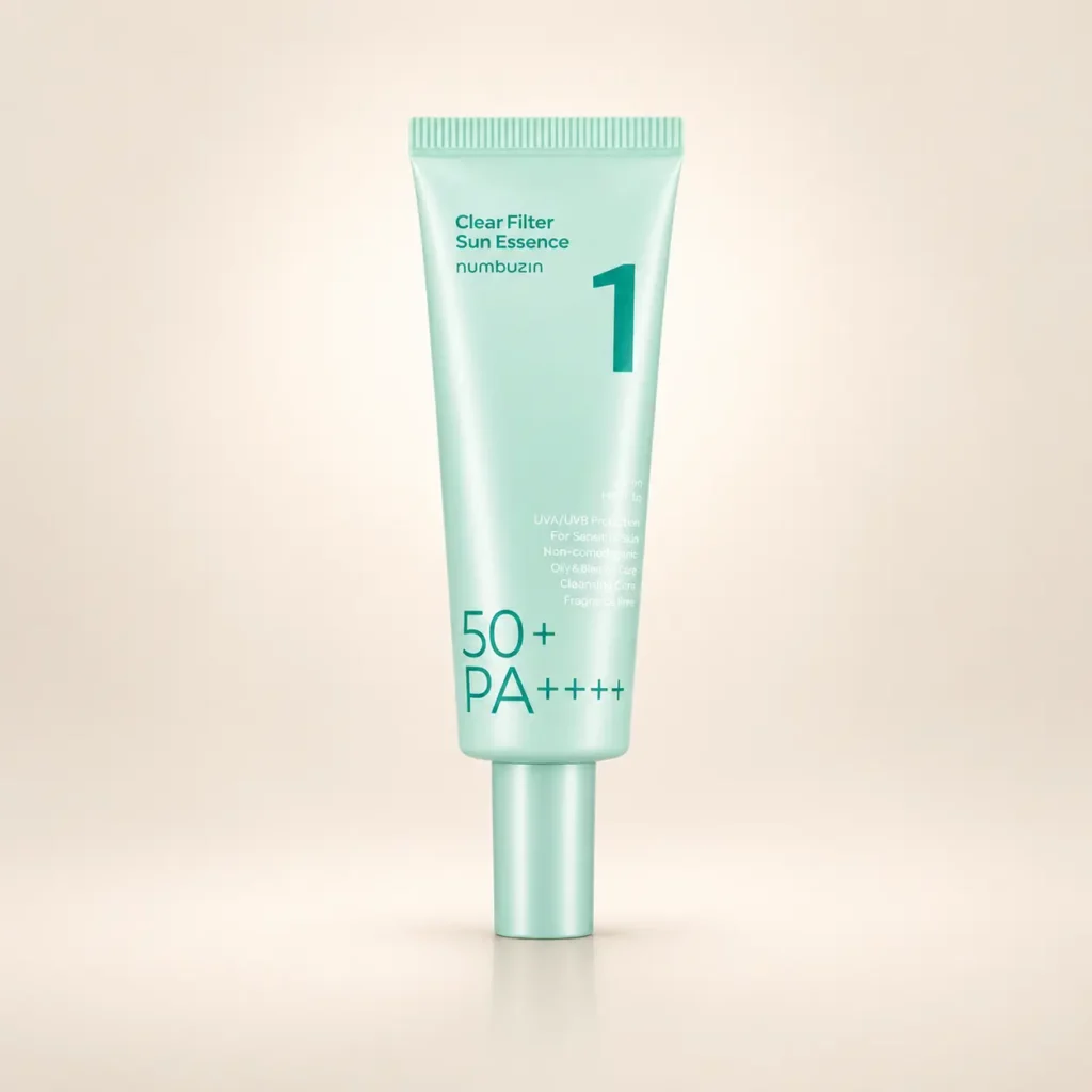 اسنس ضد آفتاب نامبوزین شماره 1 Numbuzin No.1 Clear Filter Sun Essence با SPF50+ و PA++++