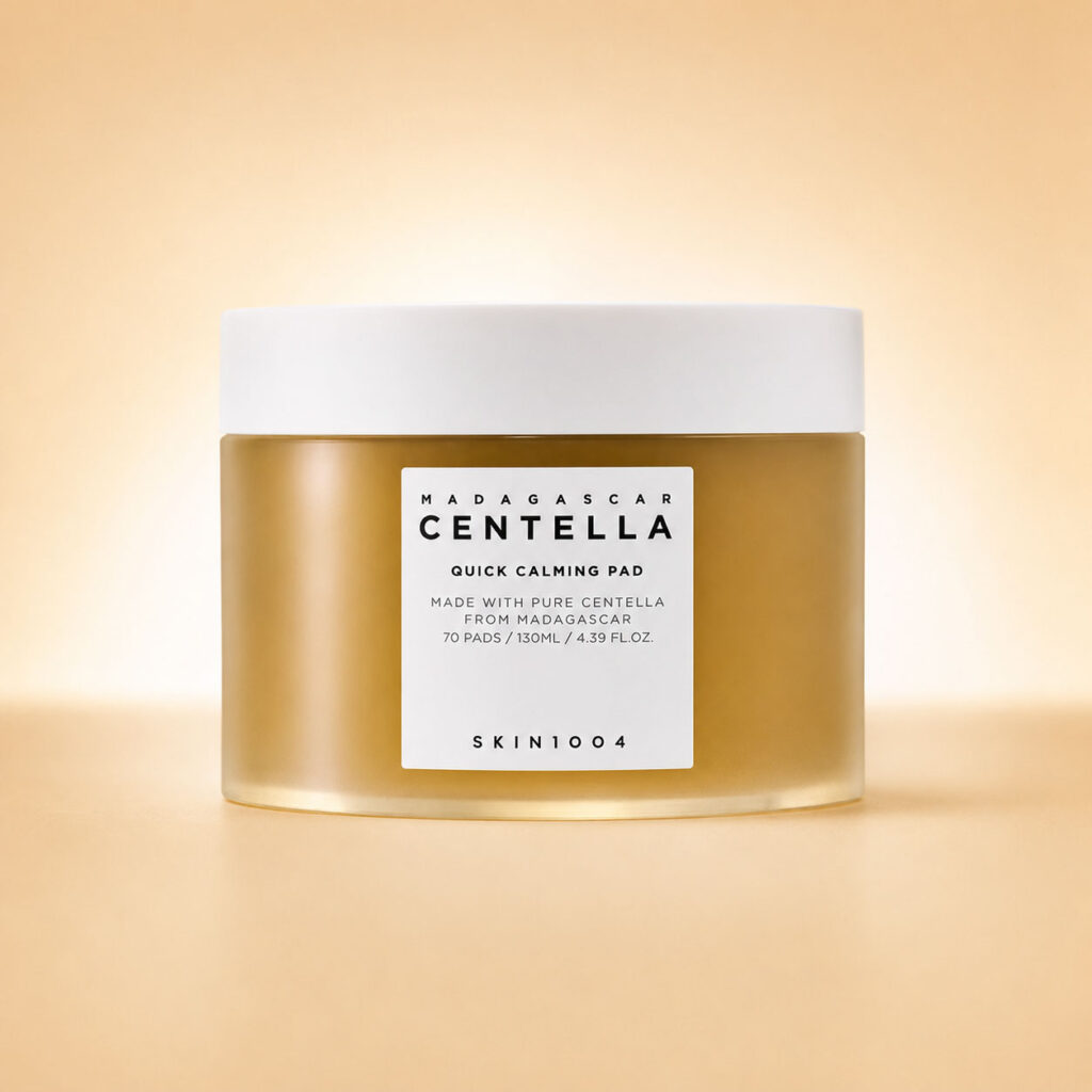 پد تونر سنتلا اسکین 1004 Madagascar Centella Quick Calming Pad تعداد 70 عدد