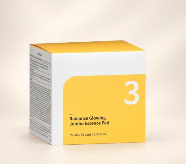 نمای نزدیک پد تونر نامبوزین شماره 3 Radiance Glowing Jumbo Essence Pad