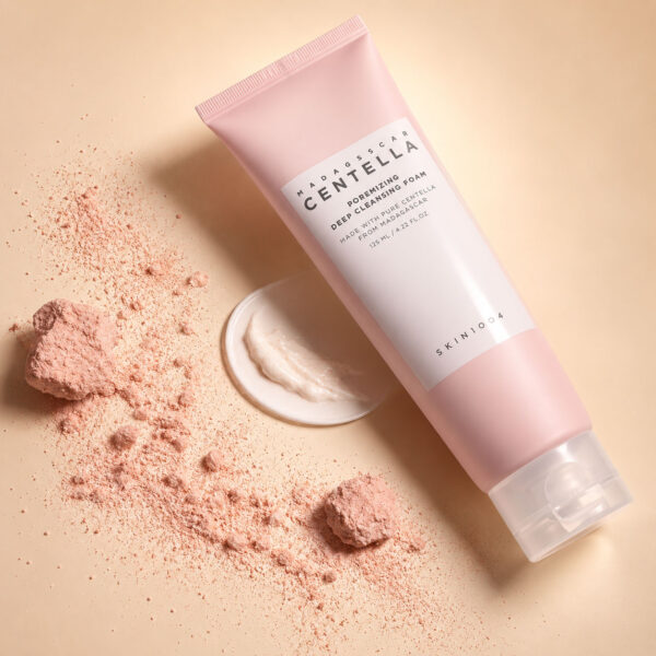 فوم شستشوی SKIN1004 حاوی سنتلا نمک صورتی هیمالیا کائولین و پاپائین