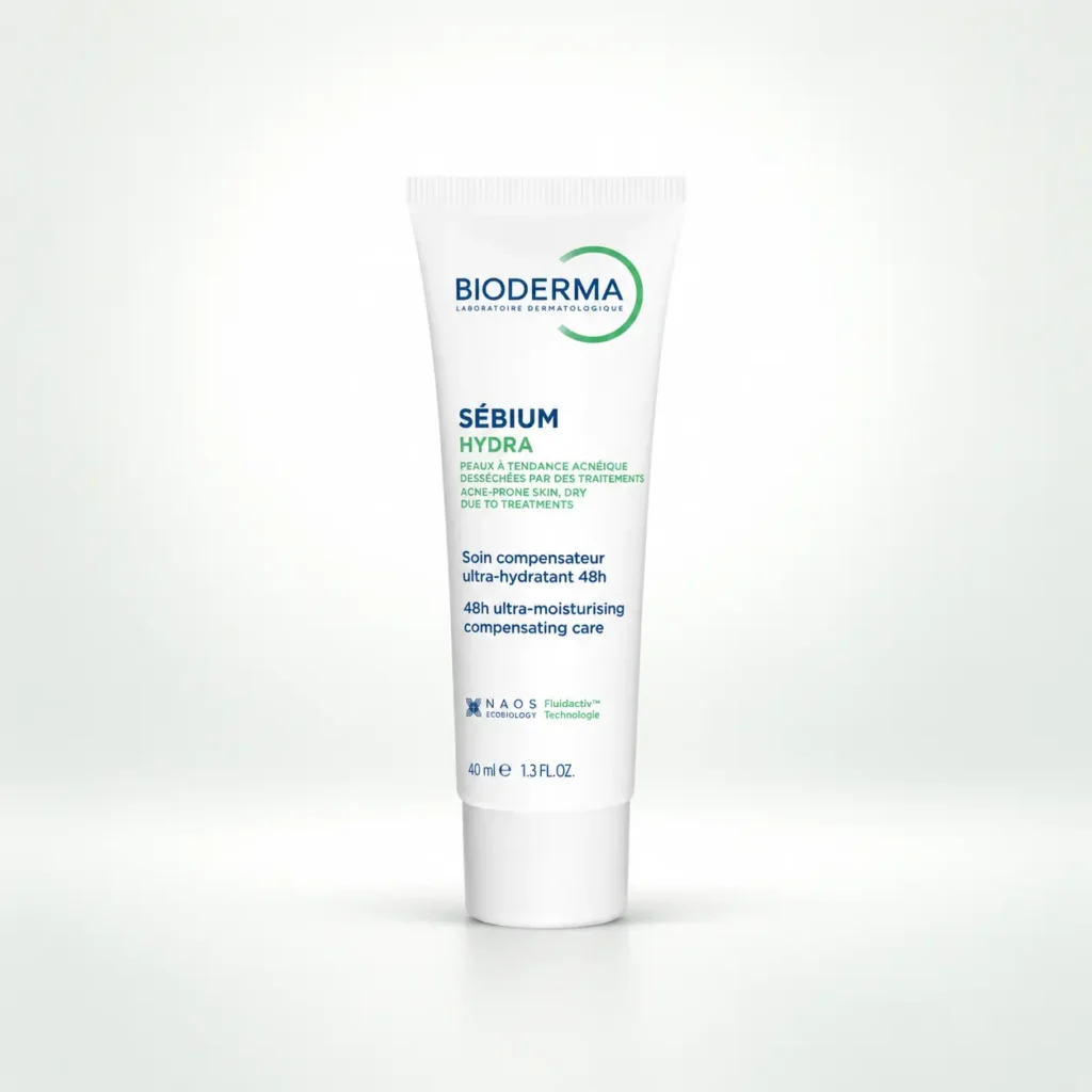کرم مرطوب کننده Bioderma Sébium Hydra 48H مناسب پوست چرب و مستعد جوش