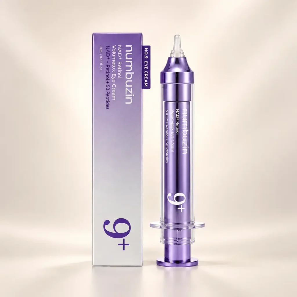 سرم دور چشم Numbuzin No.9 NAD+ Retinol Volumetox Eye Serum با اپلیکاتور
