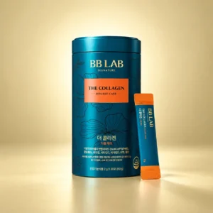 مکمل کلاژن دابل کر بی بی لب مدل Signature The Collagen Double Care بسته ۳۰ ساشه با قوطی آبی و نارنجی
