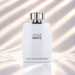 بطری سفید عطر لالیک وایت مردانه Lalique White Eau de Toilette با درپوش مشکی